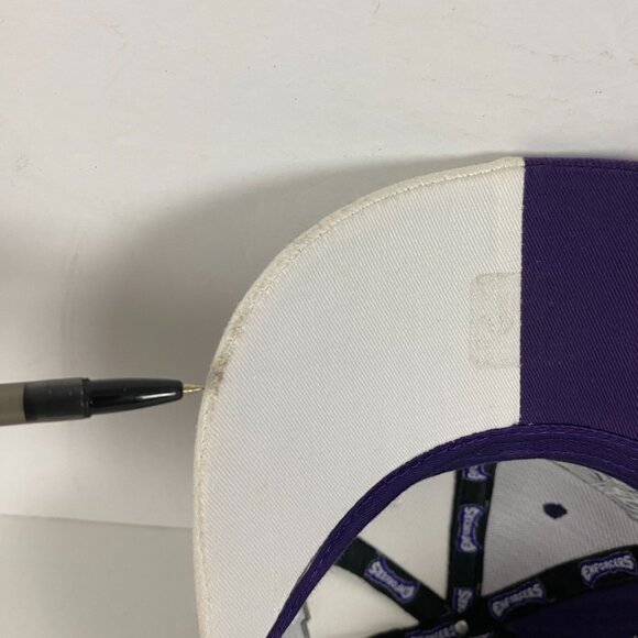 Vintage XFL Chicago Enforcers Hat Football Purple White Adjustable Baseball Cap - Picture 9 of 11
